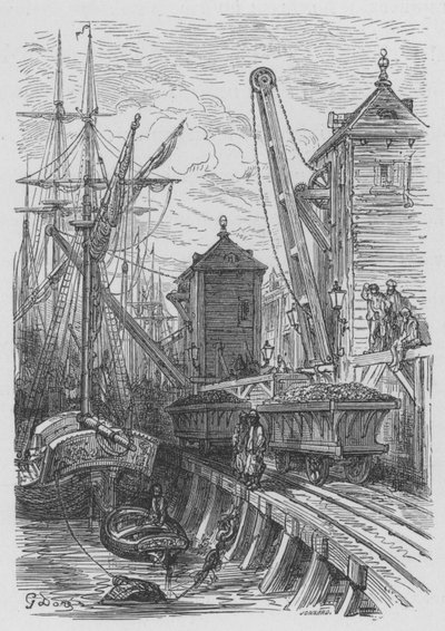 Poplar-Dock - Gustave after Dore